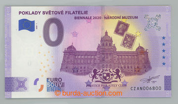 232463 - 2020 suvenýrová bank-note 0 Euro - Bienále 2020 - Nationa