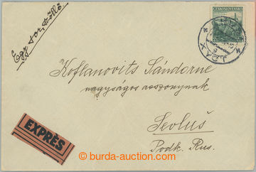 232513 - 1936 KHUST / Express letter sent from Khust to Sevluše in C