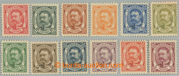 232531 - 1906 Mi.72-83, Vévoda Vilém 10c - 5Fr; kompletní série p