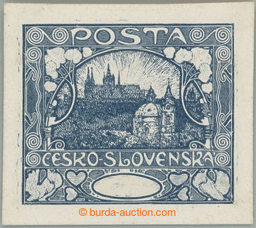 232590 -  PLATE PROOF / EDUARD CHARLES / plate proof stamps Hradčany