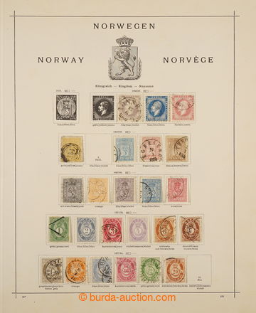 232733 - 1856-1920 [SBÍRKY]  NORSKO / ISLAND / FINSKO / malá sbírk