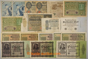 232832 - 1908-1975 [SBÍRKY] NĚMECKO / sestava 50ks německých bank