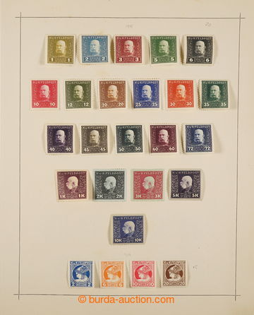 232909 - 1915-1918 [COLLECTIONS]  selection of complete sets FP, i.a.