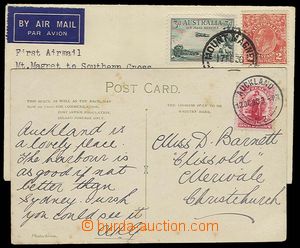23291 - 1906 - 36 air-mail letter 1. flight Mt.Magnet - Southren Cro