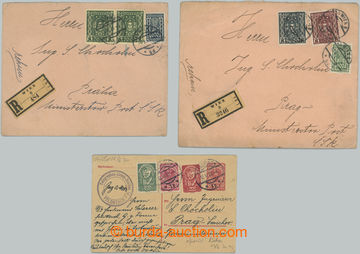 233065 - 1920-1924 INFLATION / selection of 3 inflation entires sent 