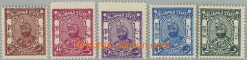 233089 - 1935 SG.1-5, Maharadža Singh 3P-2A, perforace 11; luxusní 