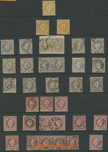 233183 - 1856 SELECTION / Mi.2-5, selection of ca. 65 stamps of value