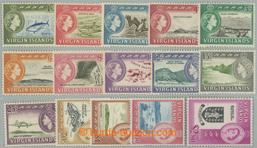233221 - 1964 SG.178-192, Alžběta II. - Motivy 1c - 2.80$, kompletn