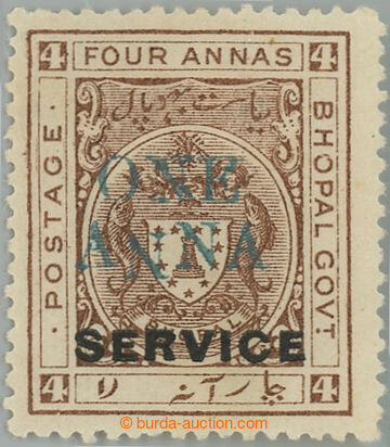 233226 - 1935 SG.O329a, služební Znak 4A hnědá SERVICE s modrým 