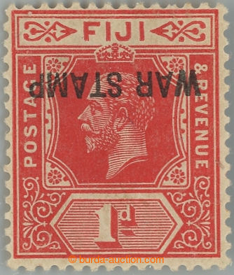 233235 - 1915 SG.139ac, Jiří V. 1P jasně červená (bright scarlet