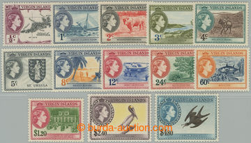 233245 - 1956 SG.149-161, Alžběta II. - Motivy ½d - 4.80$, komplet