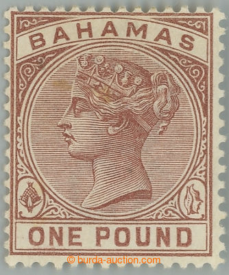 233261 - 1884-1890 SG.57, Viktorie £1 Venetian red; pěkná koncovka