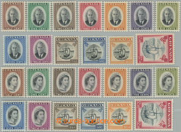233268 - 1951-1953 SG.172-184, 192-204, George VI. + Elizabeth II. - 