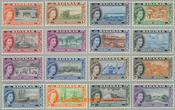 233277 - 1954 SG.201-216, Alžběta II. - Motivy ½d - £1; kompletn�