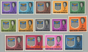 233283 - 1963 SG.75-88, Státní znak ½d - 20Sh, kompletní série; 