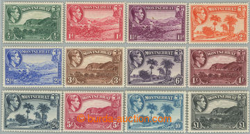 233284 - 1938 SG.101a-112, George VI. - Motives ½d - £1, complete s