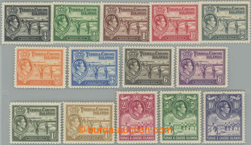 233341 - 1938 SG.194-205, George VI. ¼d - 10Sh, complete set; very f