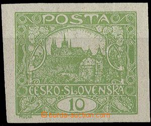 23350 -  Pof.6N, 10h green, imperforated, exp. by Karasek.., c.v.. 3