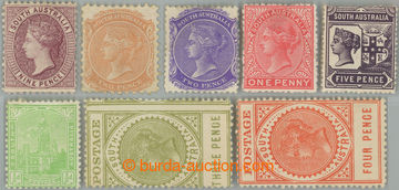 233508 - 1876-1904 SG.146, 168a, 176, 178, 235, 241; Viktoria 8 čist