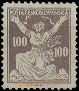 23351 - 1920 padělek ke škodě pošty hodnoty 100h, zk. Karásek