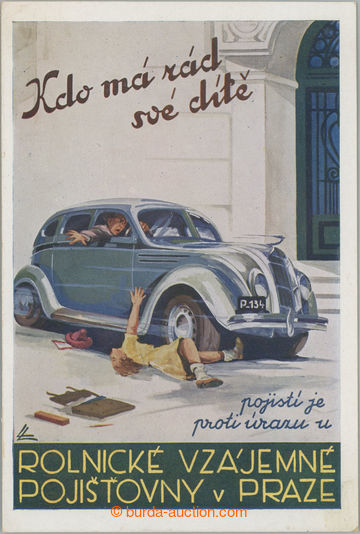 233583 - 1939 AUTOMOBIL / POJIŠŤOVNA  Kdo má rád své dítě poji