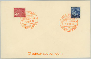 233615 - 1940 PRA1C, PRAG - PRAHA/ AUTOPOŠTA/ 9.VI.40/ 1b, XXVII. Pr