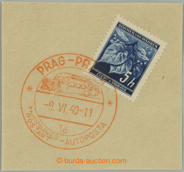 233617 - 1940 PRA1C, PRAG - PRAHA/ AUTOPOŠTA/ 9.VI.40/ 1d, XXVII. Pr