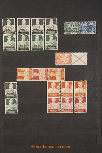 233775 -  [COLLECTIONS]  PAIRS / collection of gutter-pairs on 23 pag