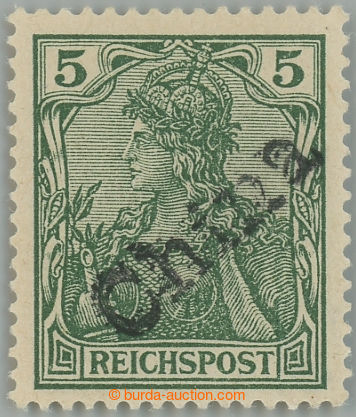 233842 - 1900 Provizorní vydání TIENTSIN / Mi.9, Germanie 5Pf zele