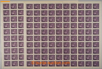 234001 - 1943 ARCHOVINA / Pof.102, Den poštovní známky 60h, sestav