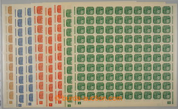 234029 - 1939 COUNTER SHEET / Pof.NV1-6, the first issue., comp. 11 p