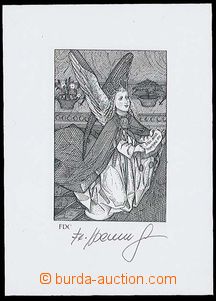 23403 - 2001 PLATE PROOF gravure from FDC (angel), signature of auth