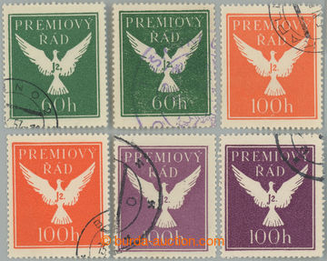 234043 - 1954-1955 SPECIÁLNÍ STAMPS / Premium Order, comp. 6 pcs of