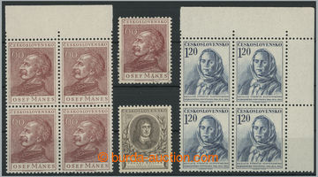 234046 - 1953-1954 Pof.760, 763, 797 plate variety, comp. of stamps w