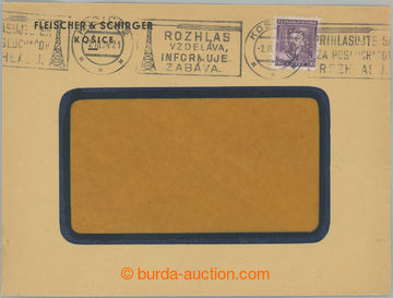 234077 - 1934 Mng.F62, firemní identifikační okénková obálka, v
