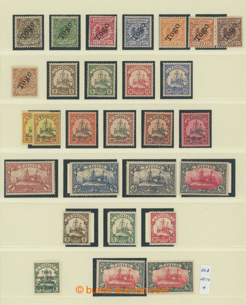 234080 - 1897-1919 Mi.1-6, 1c, 7-19, 20-22, 23IIA, 23IIB, Krone, Adle