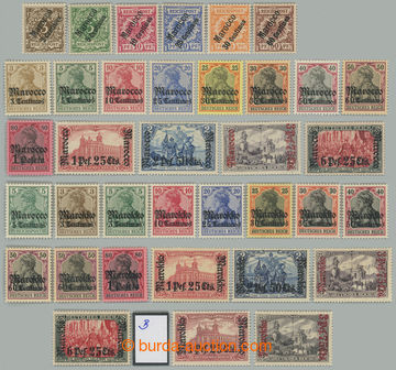 234112 - 1899-1911 SESTAVA / 3 kompletních sérií: Mi.1-6, 20, 21-3