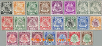 234168 - 1945-1955 SG.42-62, Znak 1C - 5$; bezvadná série, navíc l