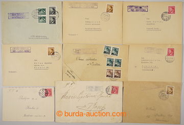 234188 - 1939-1945 POSTAL-AGENCIES / selection of 17 pcs of entires w