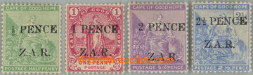 234269 - 1899 VRYBURG / Boer occupation / SG.1-4, stamps of Cape of G