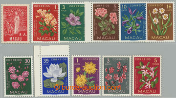234301 - 1948, 1953 Mi.358, 394-403, Květiny 1a-5P, kompletní séri