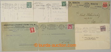 234554 - 1934-1935 comp. 6 pcs of entires with advertising machine po