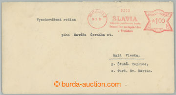 234566 - 1939 commercial letter franked with. forerunner meter stmp S