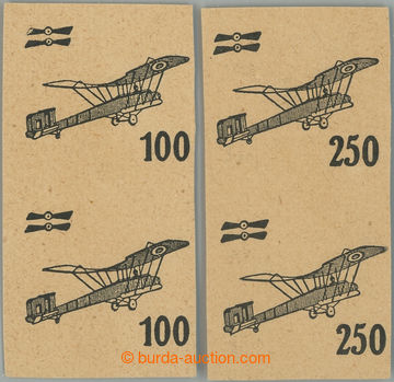 234621 -  PLATE PROOF  overprints 100h and 250h in black color, comp.