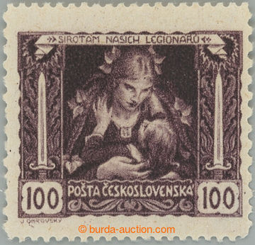 234665 -  Pof.31D, Mother and Child 100h brownlila, line perforation 
