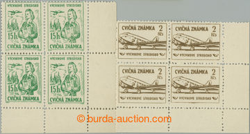 234697 - 1954 TRAINING STAMPS - AIRMAIL STAMPS / Pof.1A and Pof.5A, v
