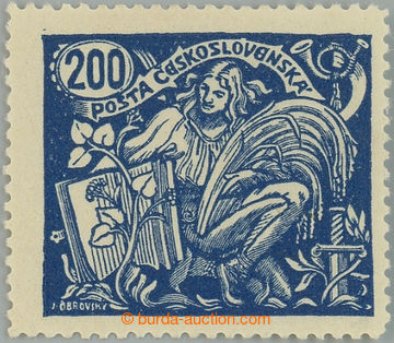 234737 -  Pof.174A, 200h blue, line perforation 13¾, type III.; mint