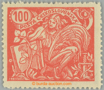 234738 -  Pof.173A, 100h red, line perforation 13¾, type III.; mint 