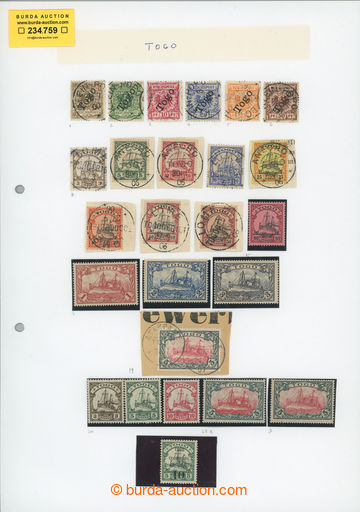 234759 - 1900-1919 Mi.1-23, selection of sets Krone, Adler and Empero