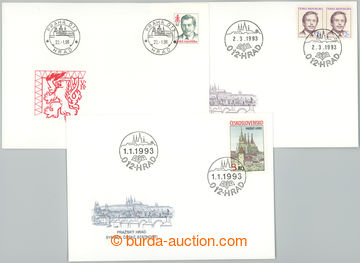 234775 - 1993, 1998 POB1C+POB2+POB3, comp. 3 pcs of special envelopes